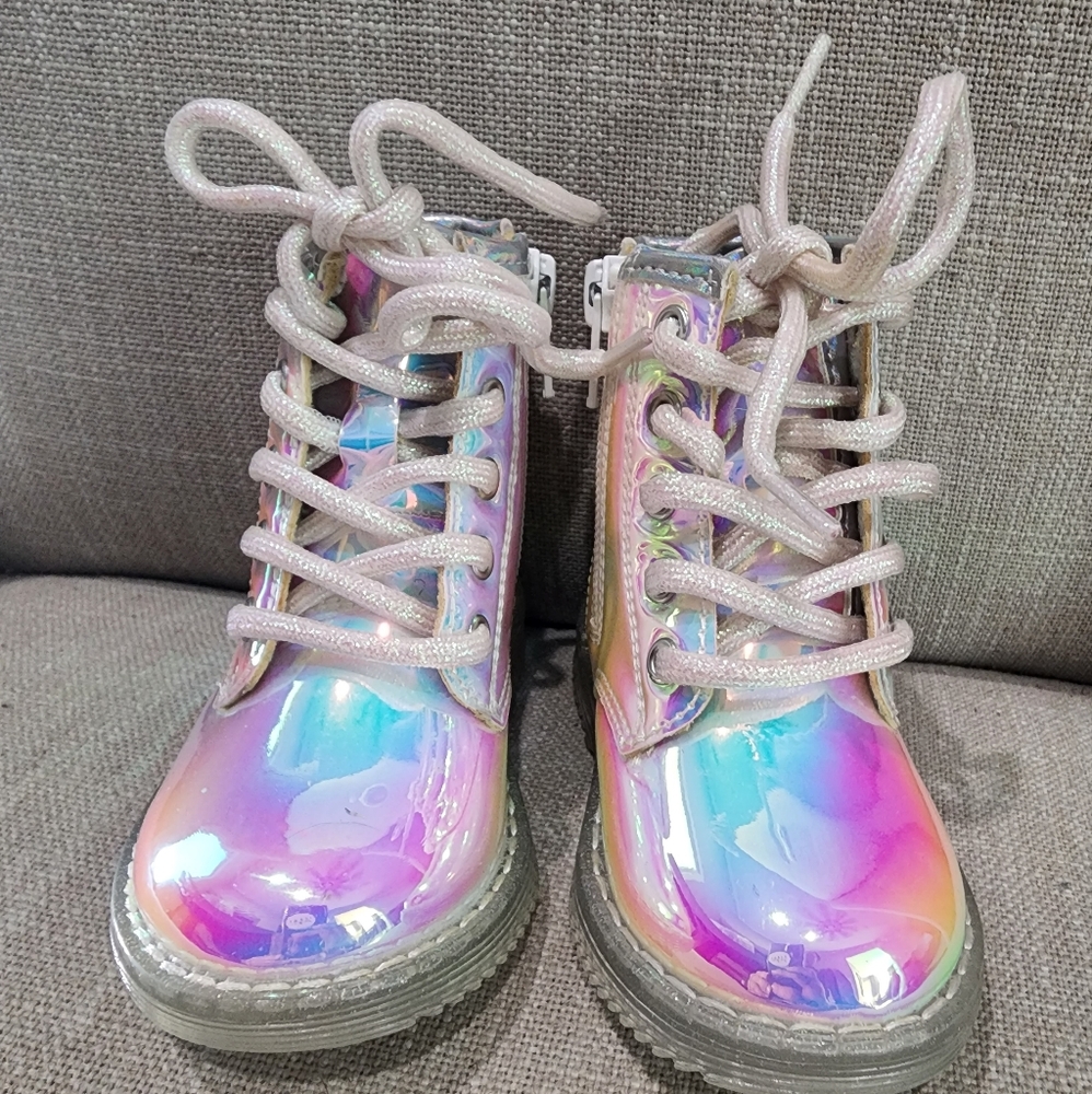 Children's place rainbow boots
